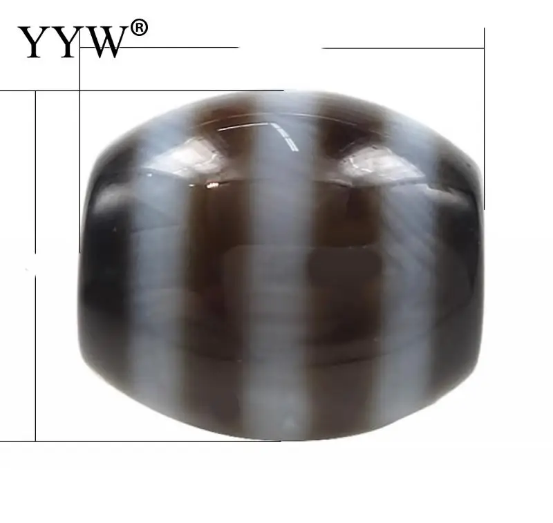 5 шт./лот натуральные тибетские бусины Dzi Овальные полосатые и другие размеры на