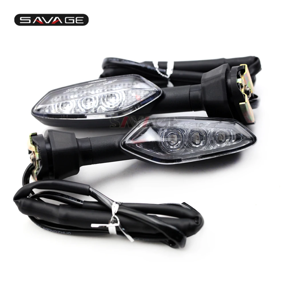 СВЕТОДИОДНЫЙ Фонарь указателя поворота индикаторная лампа для KAWASAKI KLE Versys 650 1000 ZRX 1200 ER6N KLR 650 Аксессуары для мотоциклов сигнализации
