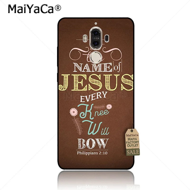 MaiYaCa тексты Библии Филиппины Иисус Христос христианский чехол для телефона Huawei