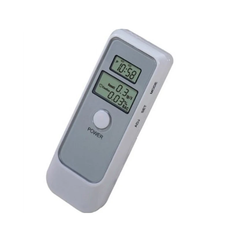 

Portable Digital Alcohol Tester with Dual LCD Display Mini Alcohol Breath Tester Breathalyzer Analyze Alcohol Analyzer Detector