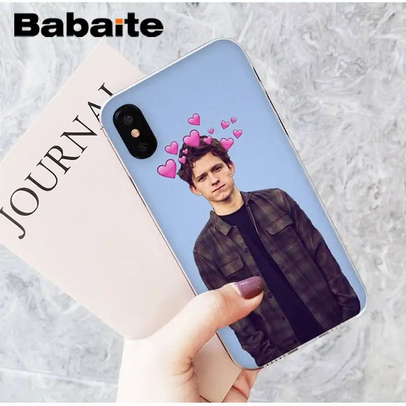 A7 Babaite том Холланд Человек-паук модный крутой мальчик чехол для телефона для iPhone X XS MAX 6 6S 7 7plus 8 8Plus 5 5S XR 10 11 11pro 11promax - Цвет: A7