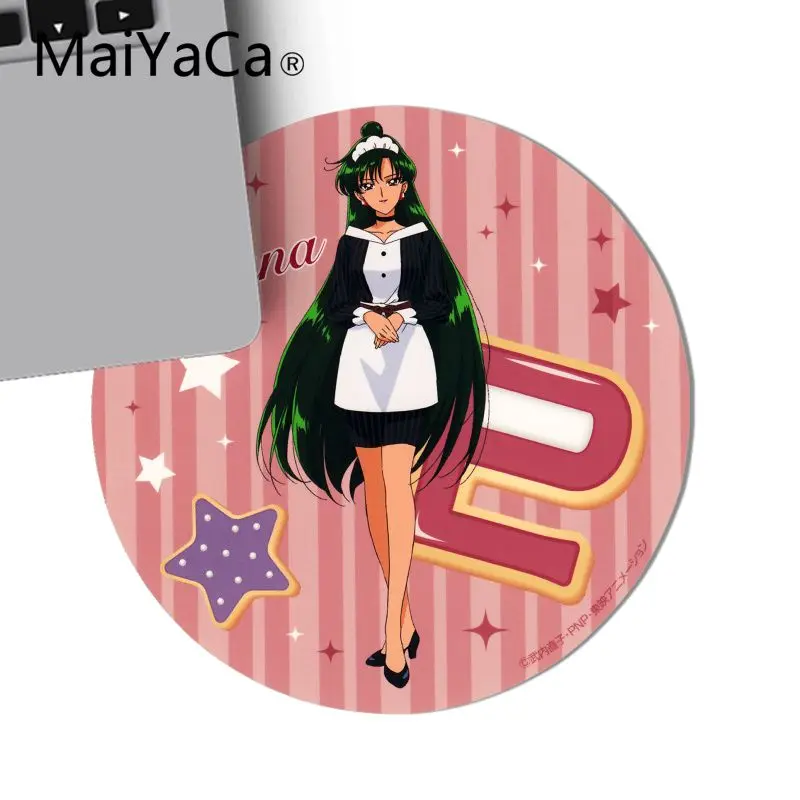 Maiyaca sailor moon Аниме airl DIY дизайн игровой с узором круглый коврик для мыши игровая мышь подкладка для коврика для ПК ноутбук для геймеров Настольный коврик