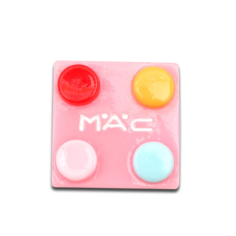 Набор макияжных помад теней для век украшения из смолы с плоской задней стороной