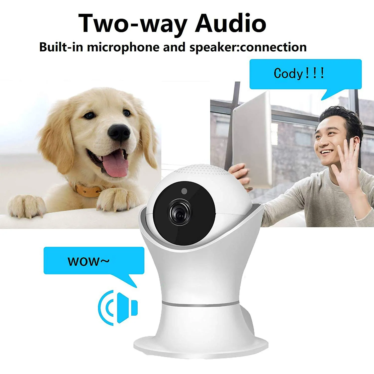 1080P Wi Fi IP Камера Fisheye 360 градусов CCTV безопасности Камеры Скрытого видеонаблюдения