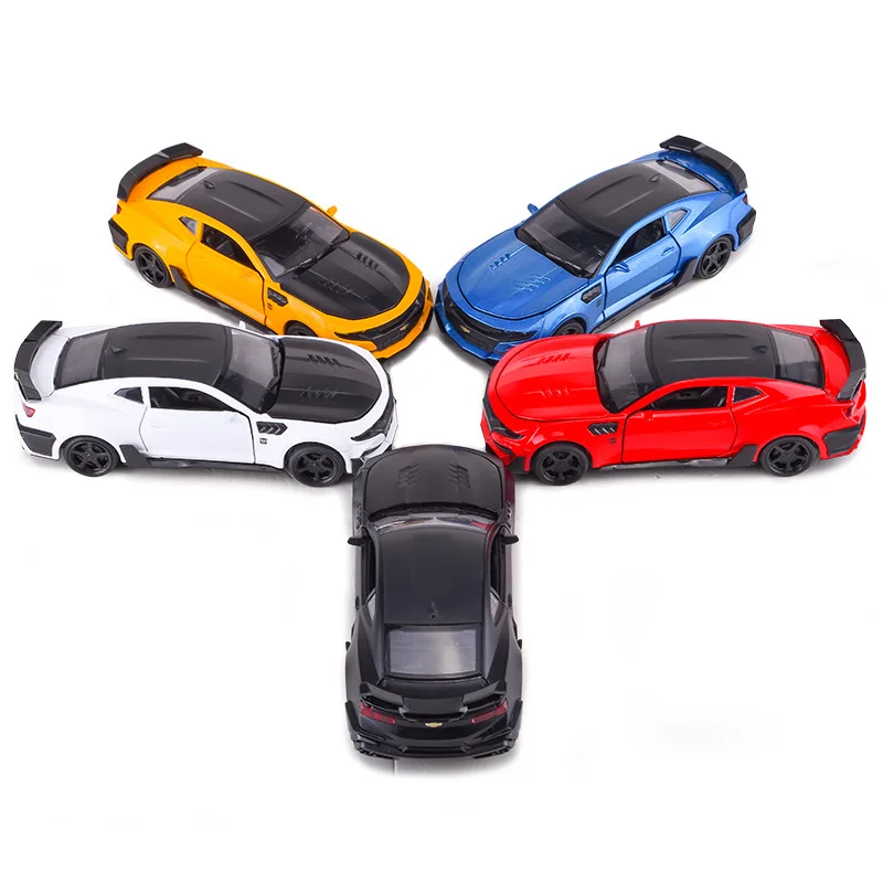 1:32 alloy car models high simulation Chevrolet Camaro toy vehicles metal diecasts pull back &amp flashing musical free shipping | Игрушки и