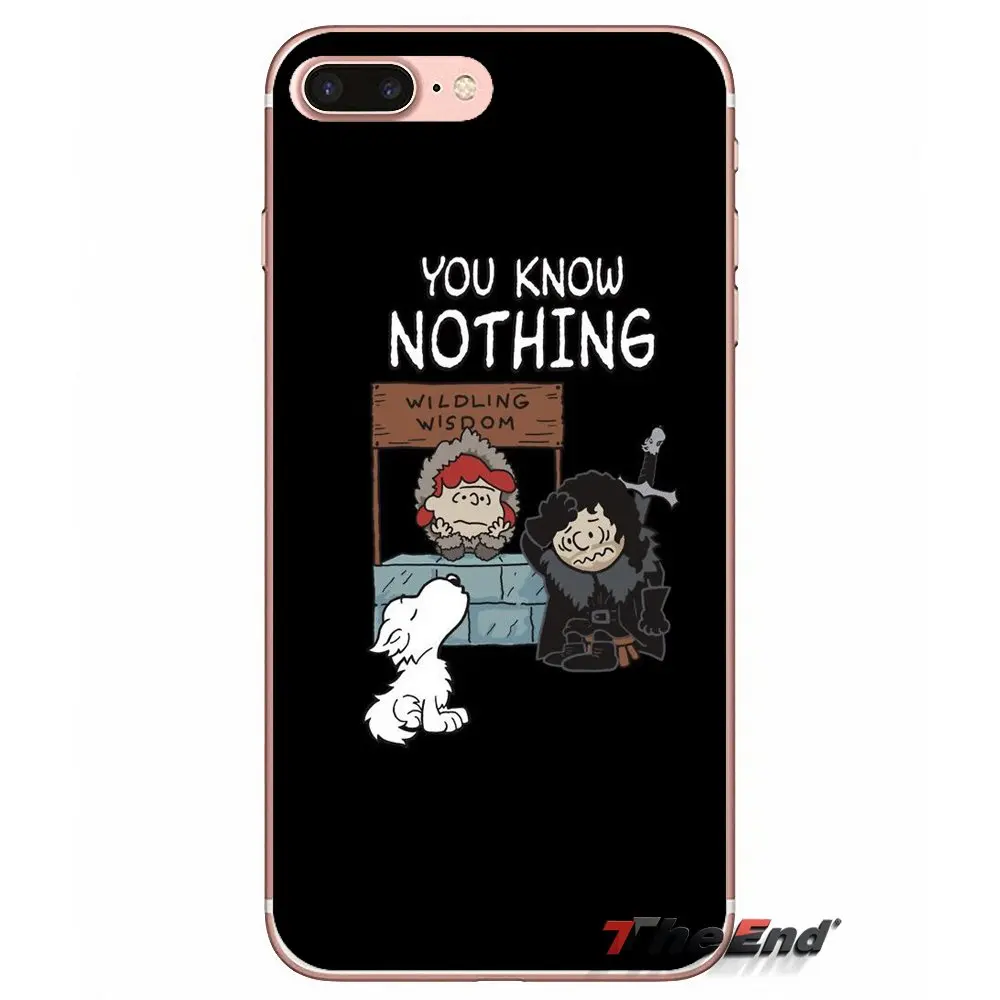 Для Apple iPhone X 4 4S 5 5S SE 5C 6 6S 7 8 Plus 6Plus 7plus 8plus Fundas Coque Jon Snow Game of Thrones GOT Dogs мягкий чехол |