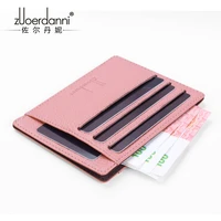 leather small card bag 2017 new female multi card ultra thin card bag leather personality mini bank card holder