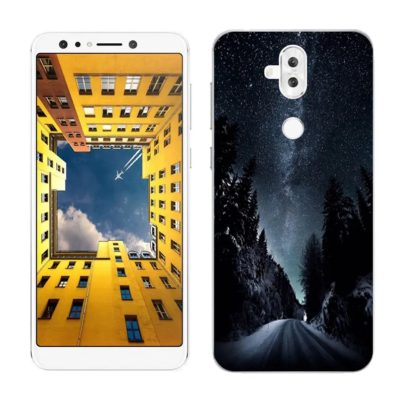 16 Для Asus Zenfone 5 Lite ZC600KL 6," чехлы для мобильного телефона из мягкого силикона с Чехлы бобы Окрашенные чехол для Asus ZF5Q X017D задняя крышка Капа - Цвет: 16