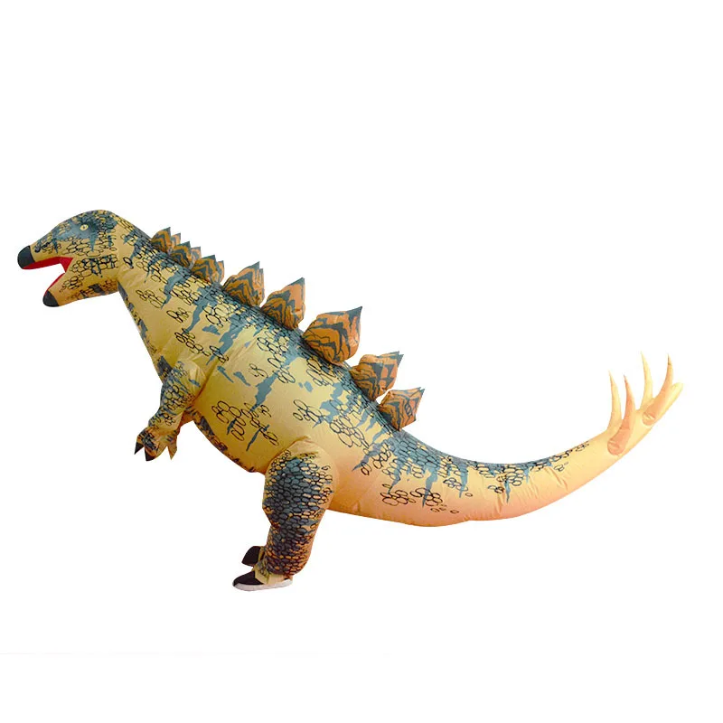 Надувной костюм динозавра Стегозавра H & ZY для взрослых карнавальный на - Фото №1