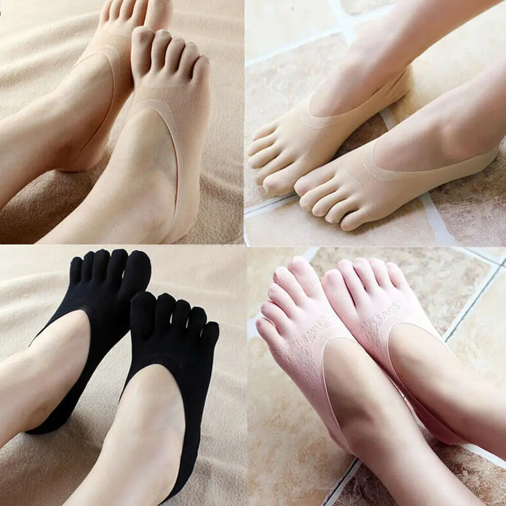 Новый стиль детские спортивные носки с 5 пальцами массажные хлопковые