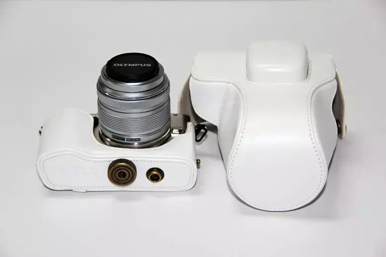 Кожаный чехол для фотоаппарата OLYMPUS Женская фоторучка женская модель EPL5 EPL6