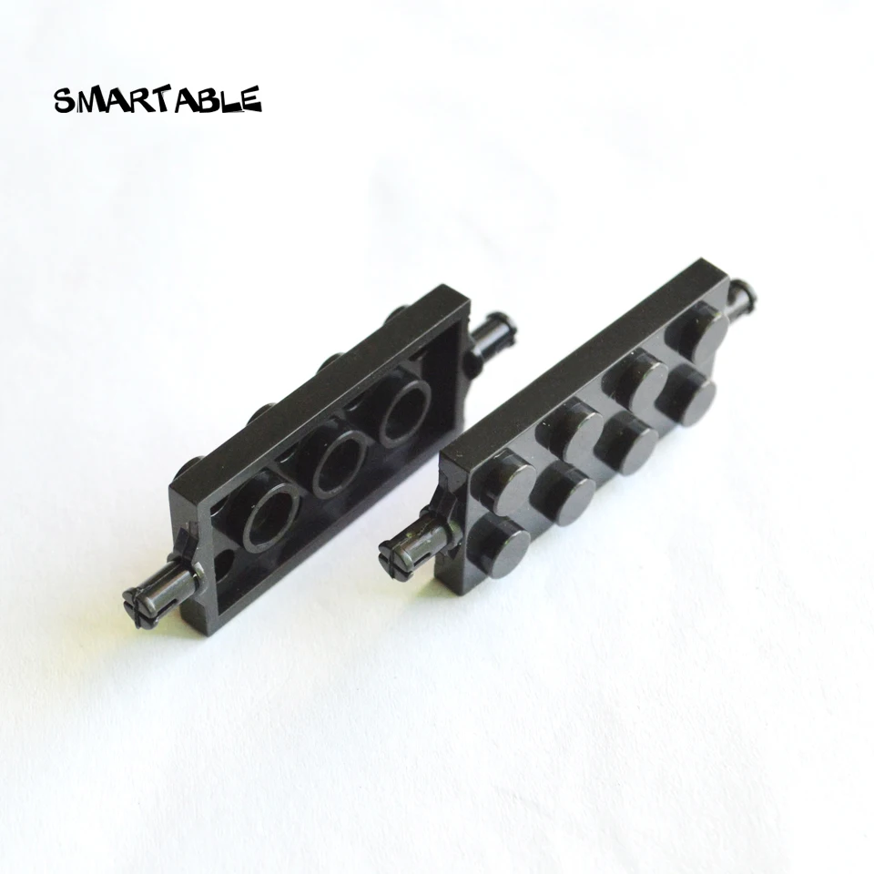 Специальный конструктор Smartable Plate 2x4 с держателем колеса детали MOC игрушка сделай