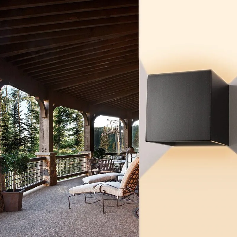 Современный светодиодный для помещений настенный светильник 9 Вт с регулируемой