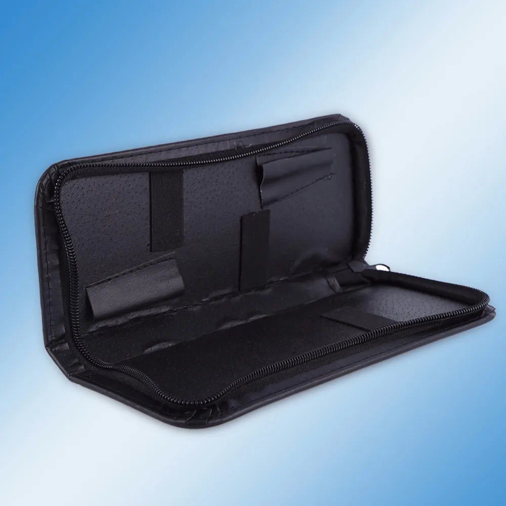 Профессиональный из искусственной кожи на молнии сумка для ножниц Органайзер