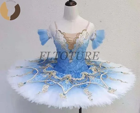 light blue color FLTOTURE сиреневая классическая балетная юбка-пачка для блинов, 10 размеров, JY2515, Профессиональный Балетный Щелкунчик на заказ - Цвет: light blue color