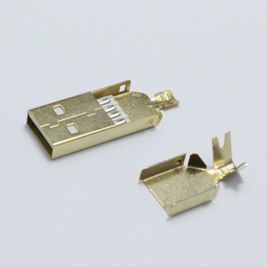 2 набора USB 0/3 0 тип А штепсельная Вилка для сварки позолоченные разъемы usb разъем 3