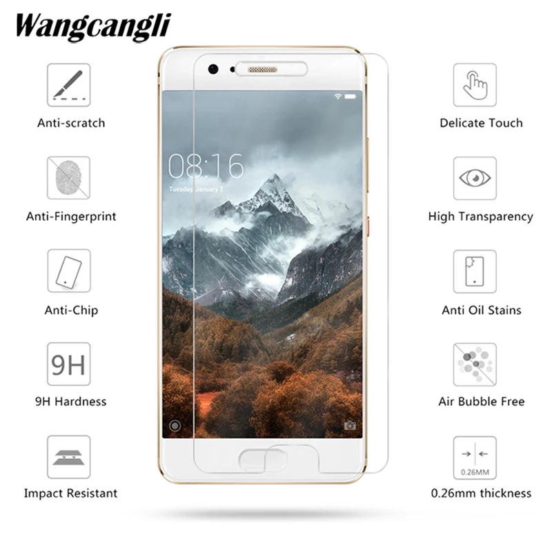 Закаленное стекло для Huawei P10 Lite Защита экрана P20Lite p20 ультратонкое Полноразмерное