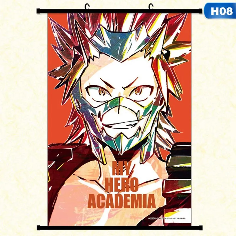 8 Японское Аниме Boku no Hero Academy My Hero Collective настенный свиток живопись плакат Косплей - Цвет: 8