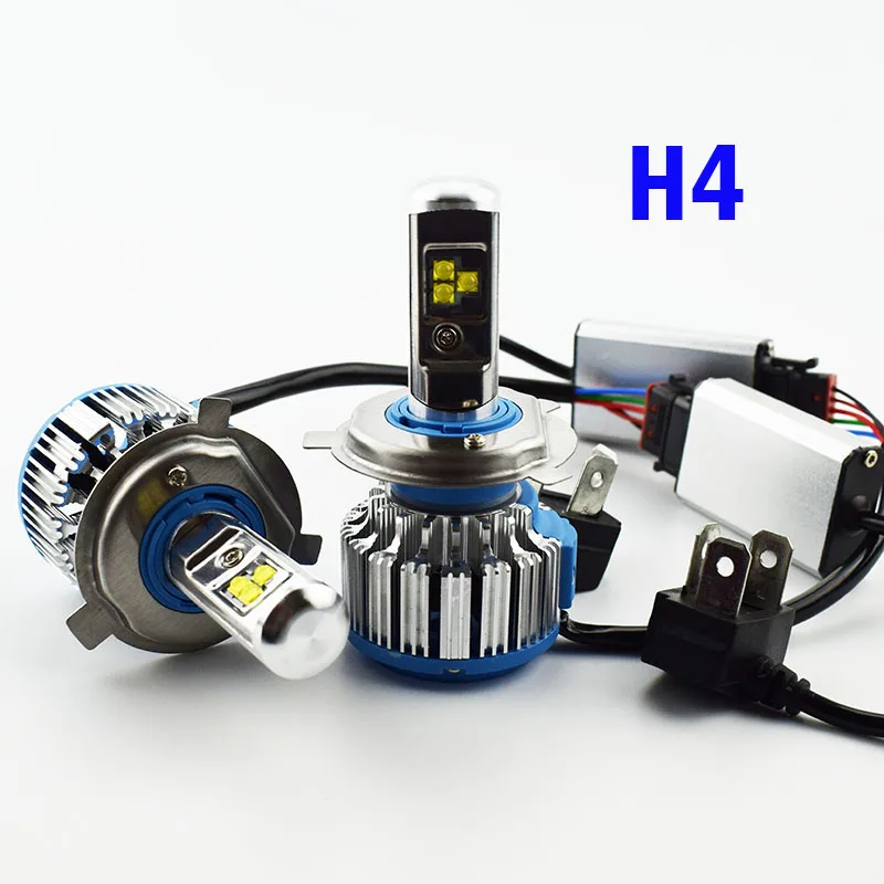 Автомобильная фара 12 в 80 Вт супер яркий прожектор H4 H7 led H11 H13 H1 9004 автомобильный