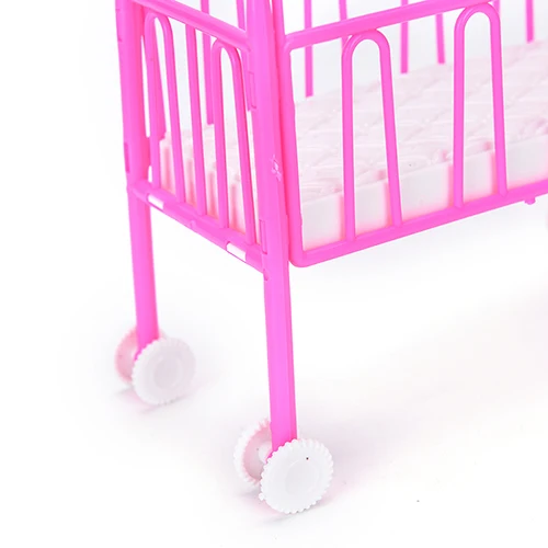 Милая кукла детская кровать для принцессы кукольный домик пластиковая Мини