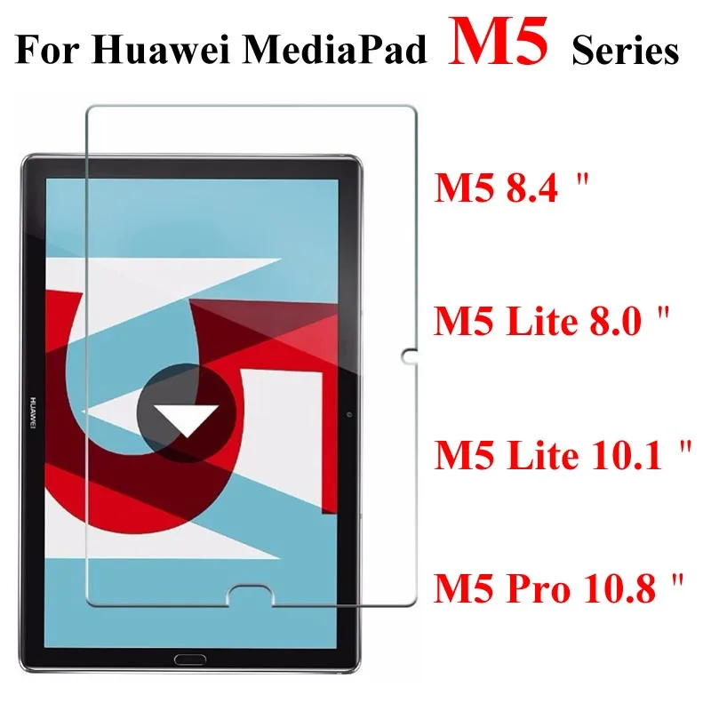 Защитное стекло для huawei mediapad m5 lite Pro 8," 8,4" 10," 10,8" Закаленное стекло Защитная пленка для экрана huawey huavei