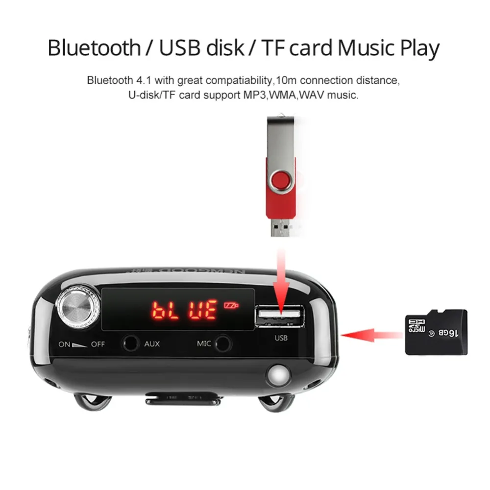 Колонки усилитель голоса портативный громкоговоритель для Мегафона с Bluetooth 4 1