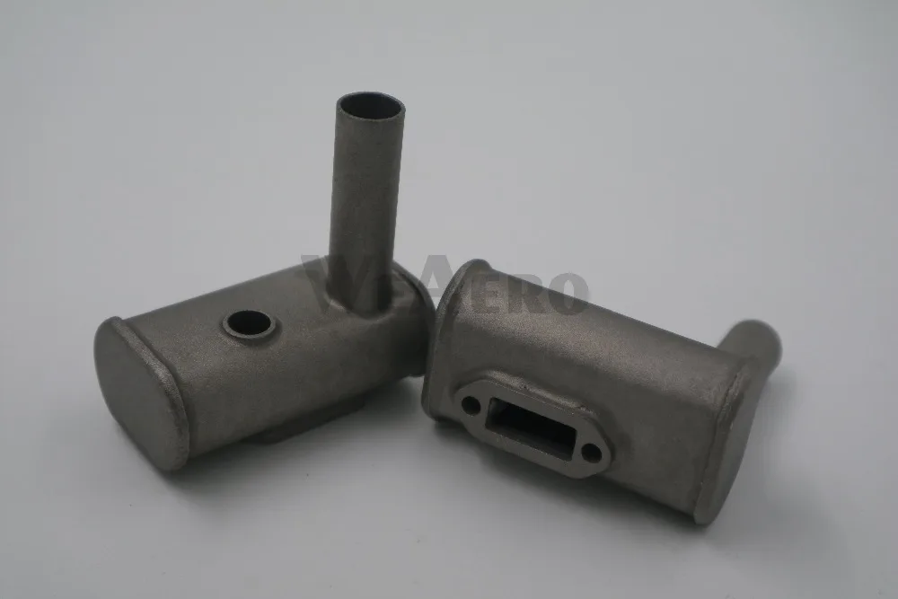 Оригинальные детали RCGF! 2 шт. выхлопная труба для двухцилиндрового бензинового