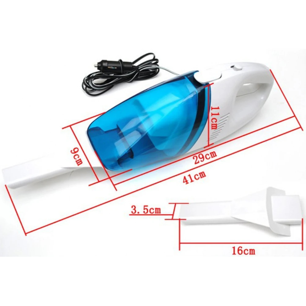 Автомобильные аксессуары новый портативный автомобильный пылесос 12 В ручной с