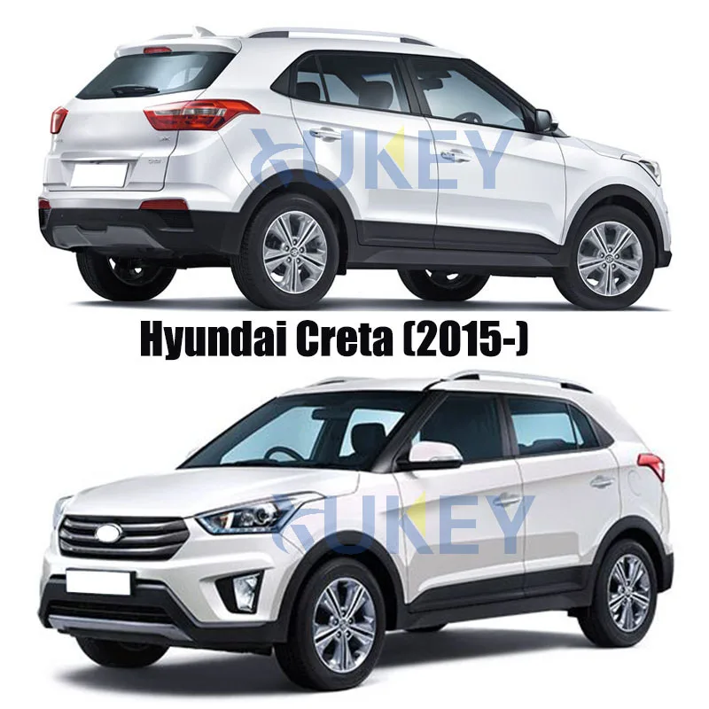 Для hyundai Creta Ix25- хромированная дверная ручка Крышка отделка молдинг Catch Garnish накладка крышка Украшение протектор 8 шт