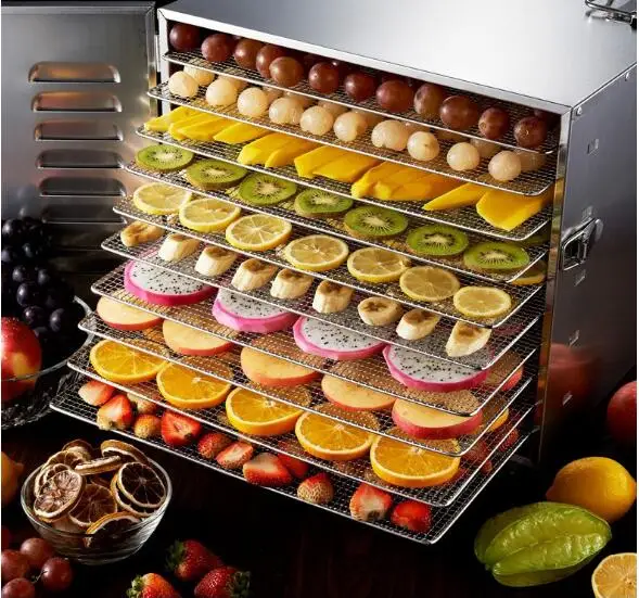 220 В пищевой Дегидратор для фруктов овощей трав машина сушки мяса|food dehydrator|food