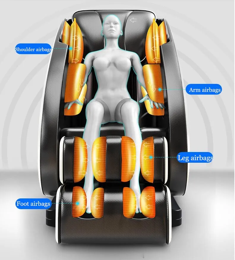 Автоматическое массажное кресло для всего тела электрический массажный стул