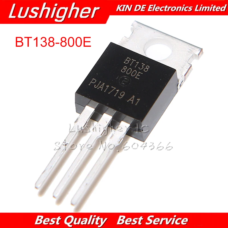 10pcs BT138-800E TO220 BT138-800 TO-220 BT138 800E | Электронные компоненты и принадлежности