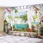 Настенный гобелен с принтом Водопад, недорогой богемный настенный рисунок в стиле хиппи, мандала, декоративное украшение для стен
