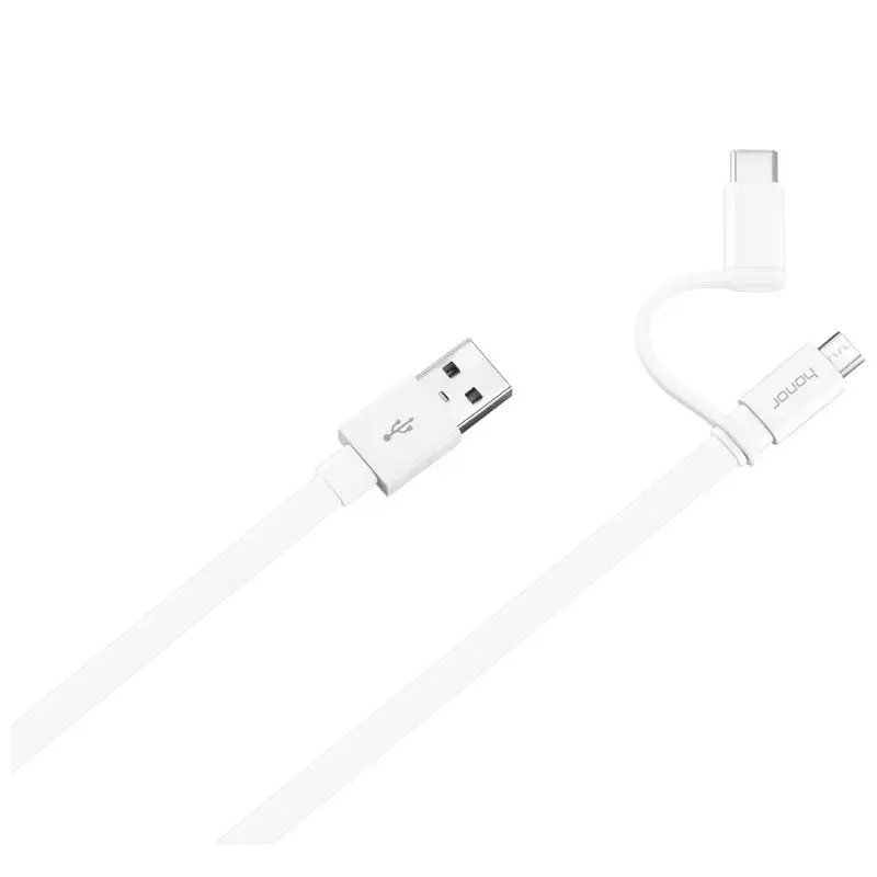Оригинальный кабель Huawei Honor AP55 Micro USB и Type C 2 в 1 шнур для зарядки передачи данных Mate