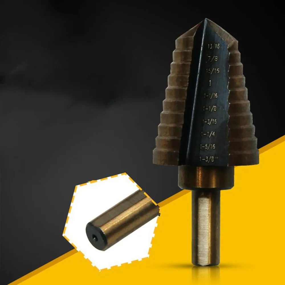 4241 треугольный хвостовик прямая канавка шаг дрель сталь ступенчатые сверла 3/16 1