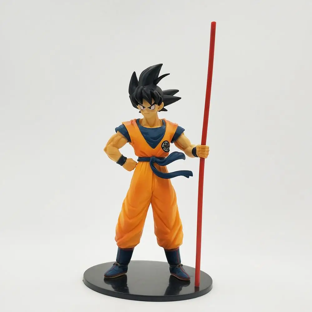 Новый Жемчуг дракона супер Broly Saiyan Son Gokou Goku волшебная палка статуя 20th фильм