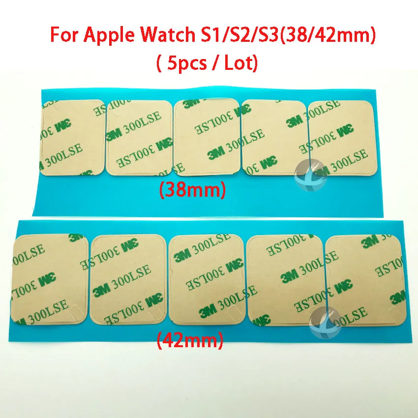 5 шт./лот 38 42 мм наклейка на рамку экрана для Apple Watch серии 1 2 3 4 S1 S2 S3 S4(40 / 44 мм)