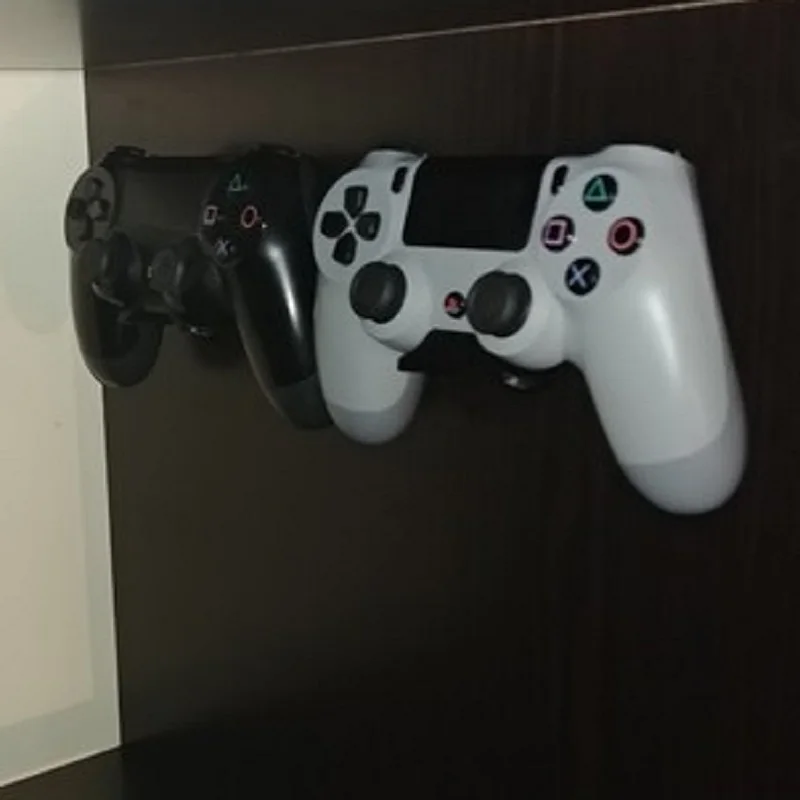 Wall Black 2 шт. Настольный кронштейн настенная подставка держатель Bracke PS4 Pro PS4 игровой беспроводной контроллер геймпад Ручка 3D принт блеск - Цвет: Wall Black
