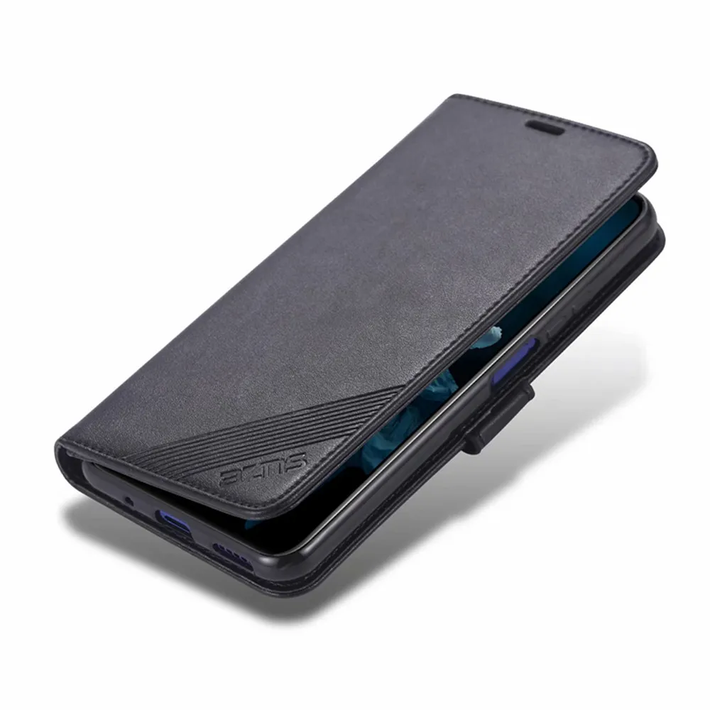 Роскошный чехол AZNS из искусственной кожи для huawei Honor 20 Pro V20 V10 Note 10 Honor 10 9 8x 8c 8a 7x 7c 6x Магнитный Флип-бумажник чехол