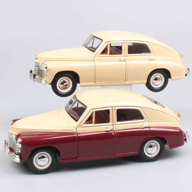 

1/24 Scale Road Signature Russia Soviet vintage Gorky Gaz-M20 Pobeda Gaz M20 Volga diecast model car miniature toy for collector