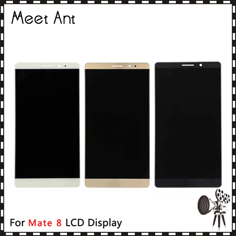 DHL 10 шт./лот Высокое качество 6 0 ''для Huawei Mate 8 ЖК-дисплей экран с кодирующий