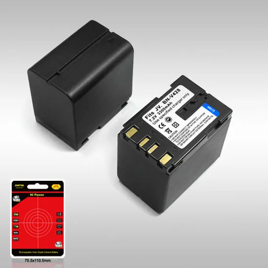

Camera Battery Replace For JVC BN-V416 Fit For DVL310/DVL315U/DVL317U/DVL320/DVL355/DVL357 7.2V 3300mAh