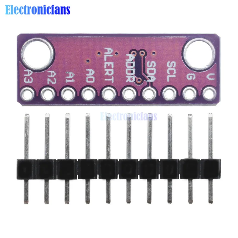 Модуль ADS1115 16 бит IIC I2C 4-канальный ADC с усилителем усиления Pro 2 в до 5 В