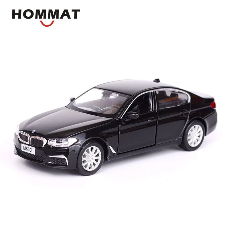 Black HOMMAT Simulation 1:36 M550i Sedan Car Model Alloy Diecast Toy Vehicle Model Car Collection Gift Toys For Children Pull Back - Цвет: Black