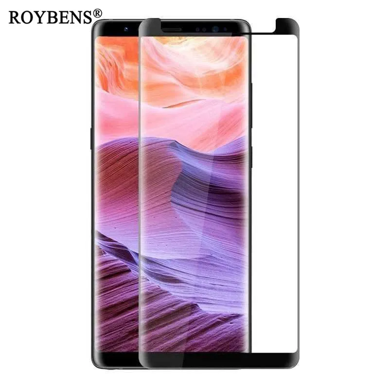 Экран протектор для samsung Galaxy Note 9 8 S9 S8 5D изогнутые полное покрытие закаленное
