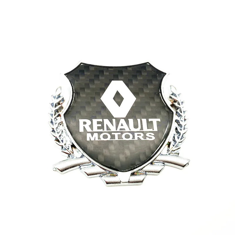 FDIK для автомобильного окна Renault эмблема из углеродного волокна наклейка на