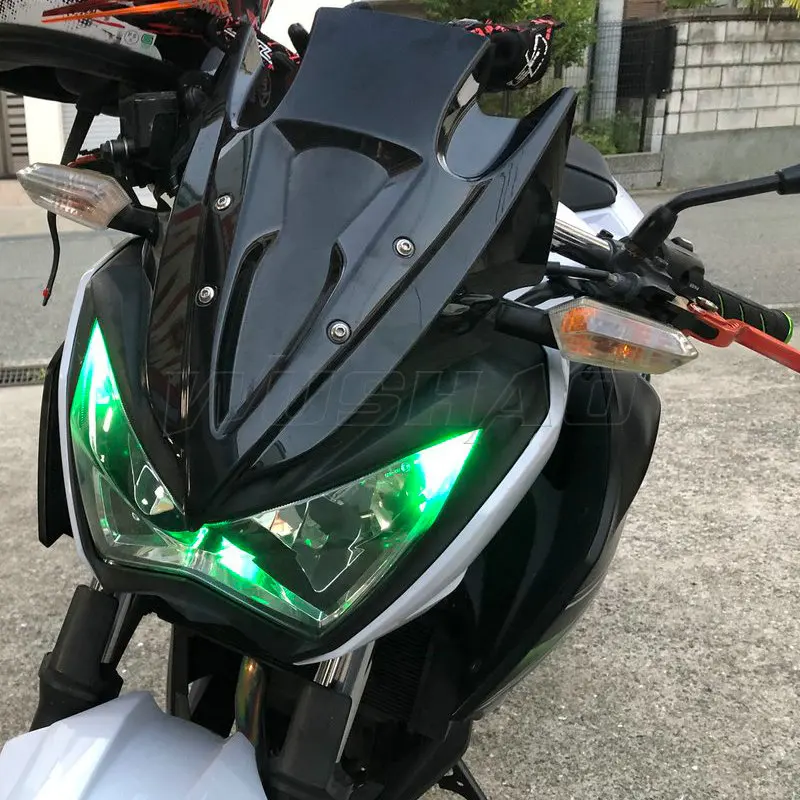 Дымчатое лобовое стекло для мотоцикла Ветер Экран 2013 2014 2015 2016 2017 2018 Kawasaki Z250 Z300 Z 250