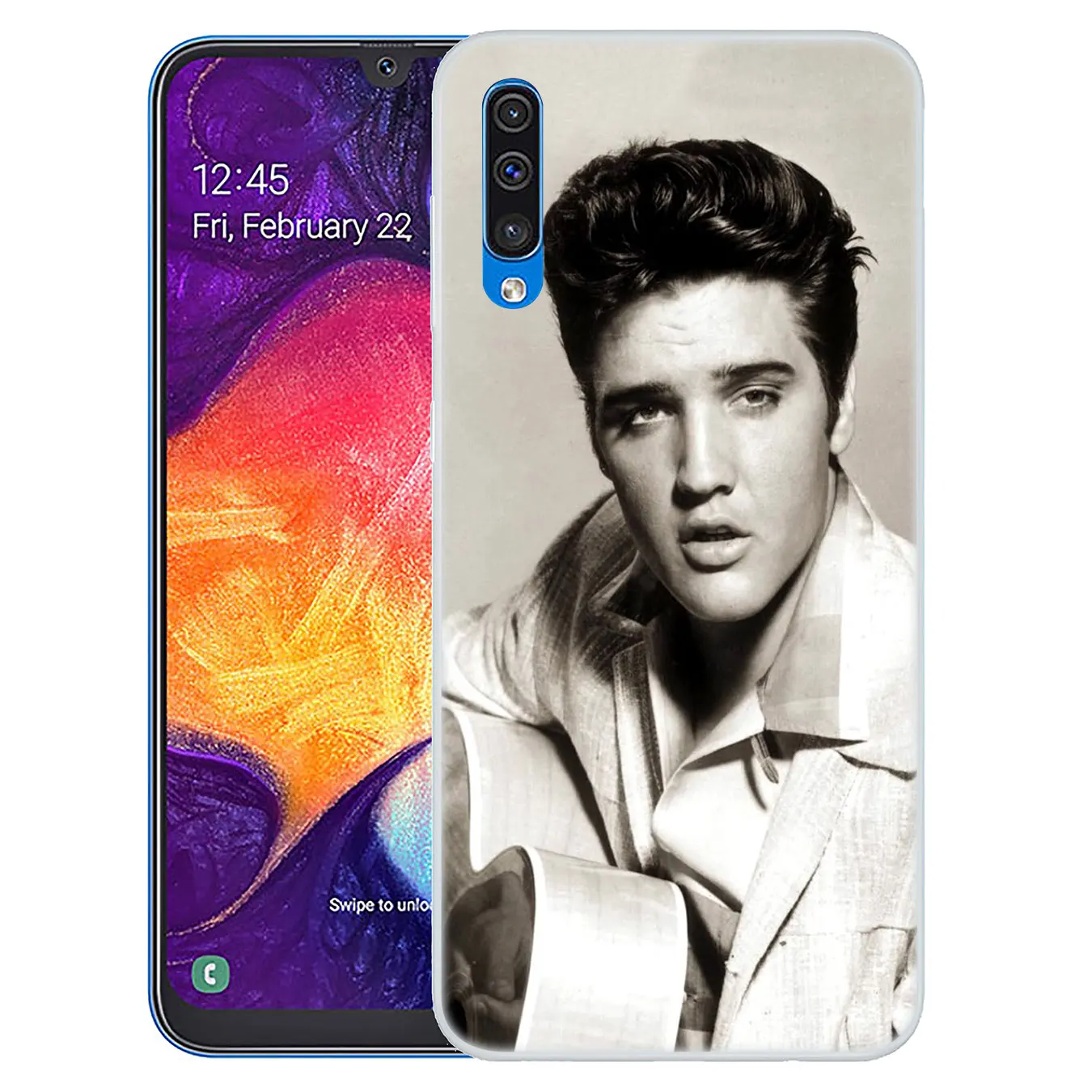 Твердый прозрачный чехол для телефона Lavaza Elvis Presley Kiss Samsung Galaxy A10 A20 A30 A40 A50 A60 A70 M40 M30