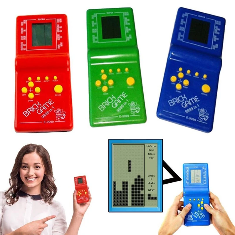 Новая классическая портативная игровая машина Tetris Brick Game детская игрушка с