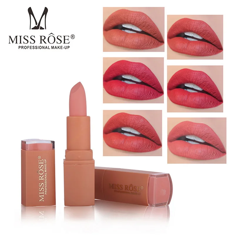 Miss Rose увлажнитель длительного действия матовая губная помада сексуальная макияж